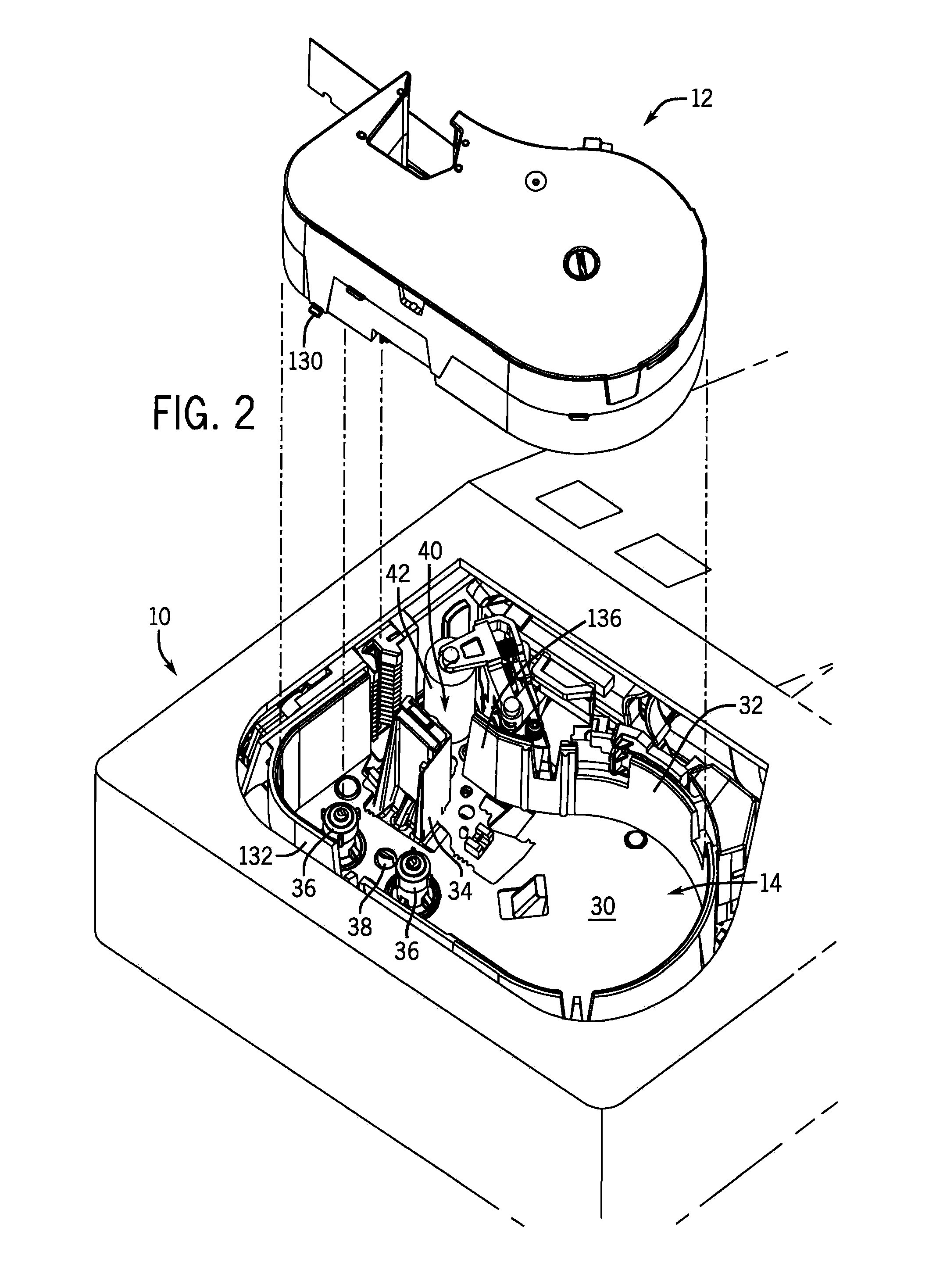 Cartridge assembly with edge protector