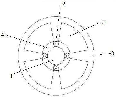 Polarized antenna with reconfigurable directional diagram