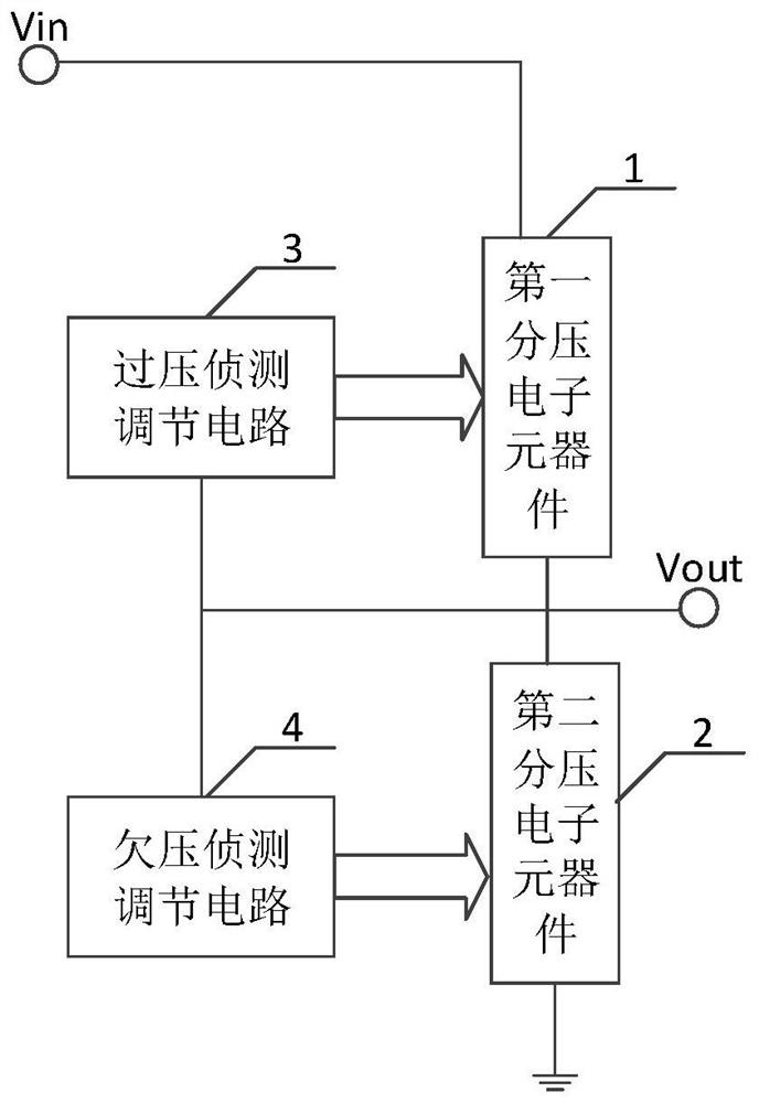 A linear step-down regulator circuit and electronic equipment