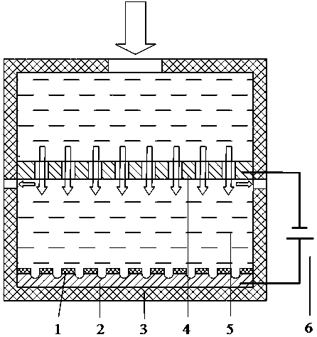 System and method for large-area micropit array high-precision electrolytic machining