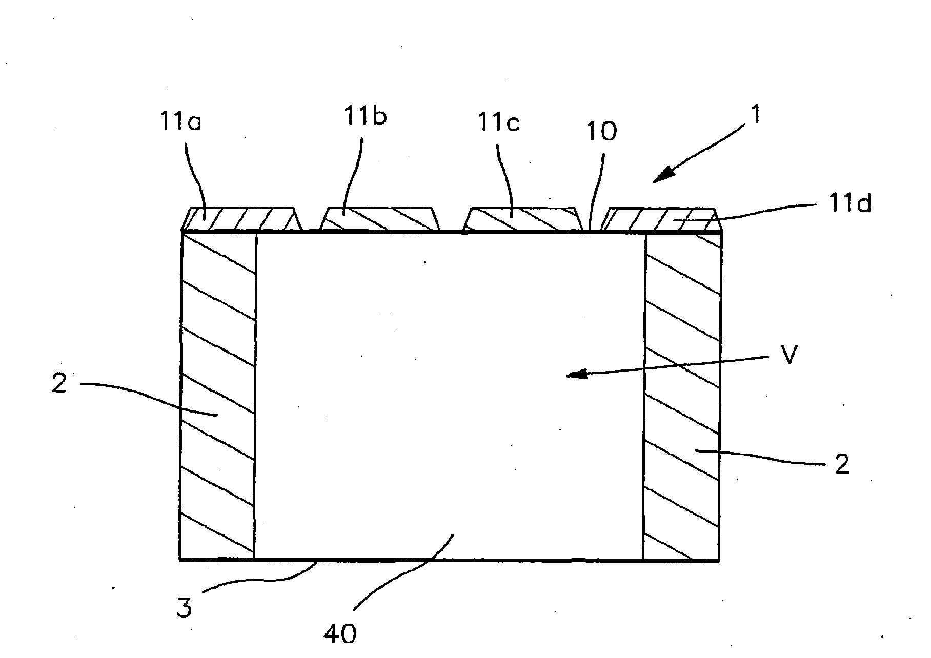 Tyre with shell and carrier structure