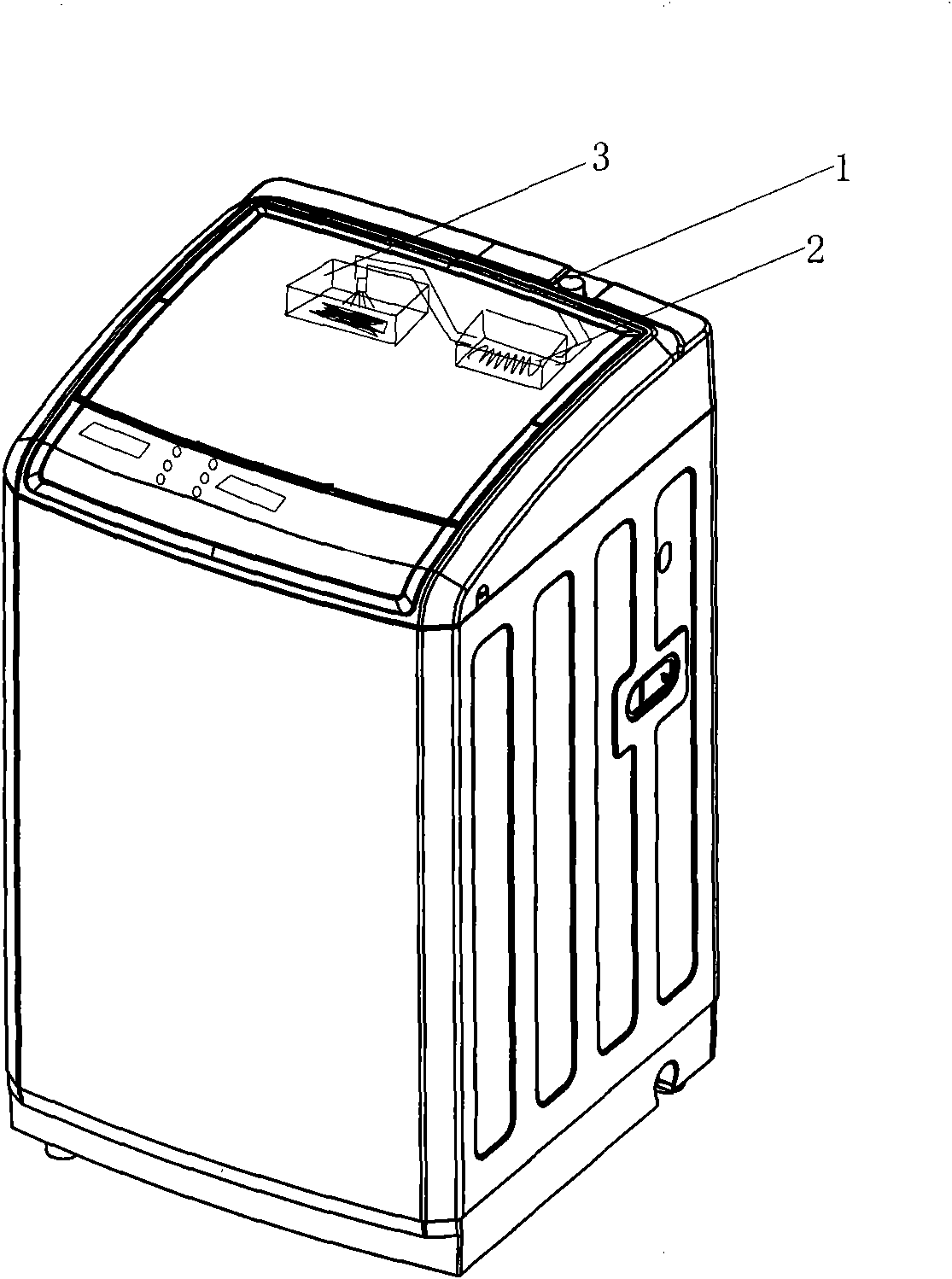 Method for controlling water feeding dissolution of washing powder in washing machine and washing machine thereof