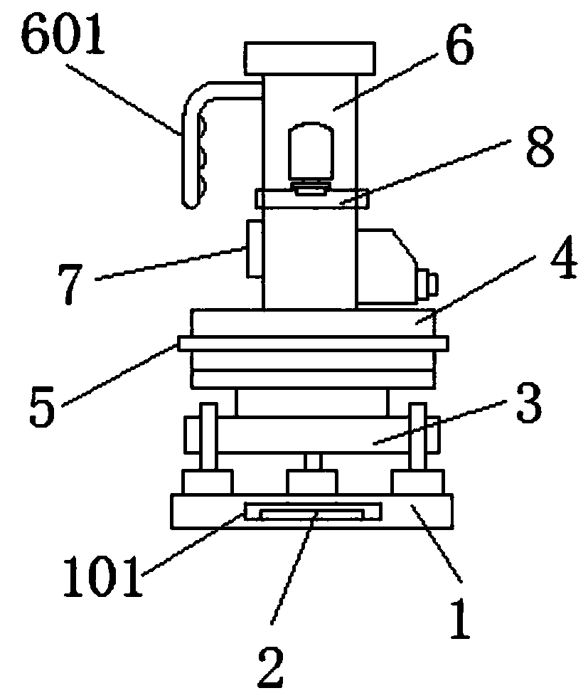 Perpendicularity measuring device for house construction