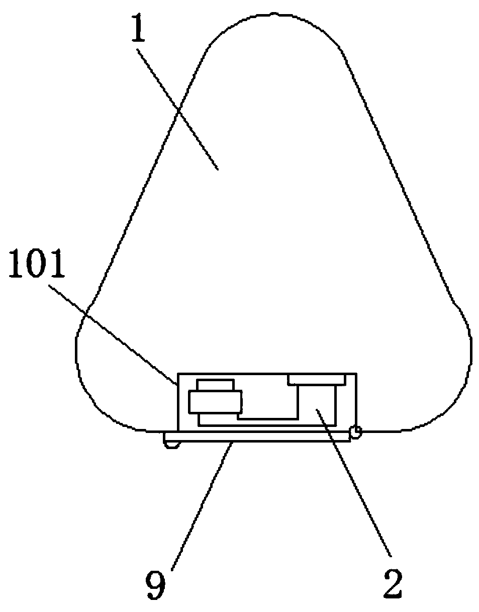 Perpendicularity measuring device for house construction