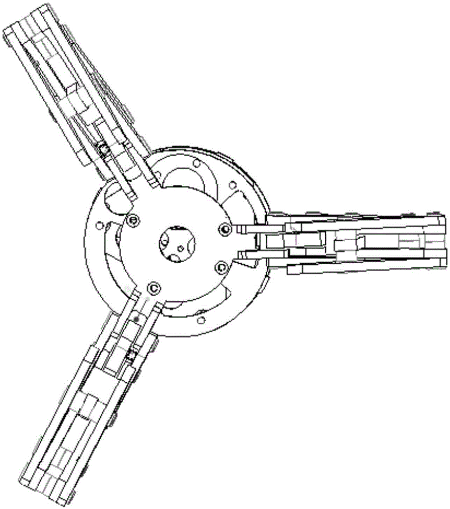 Under-actuated spatial manipulator end effector