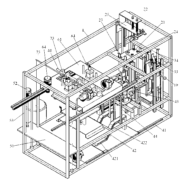 Fully automatic paper box edgefold forming machine