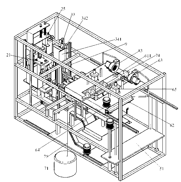 Fully automatic paper box edgefold forming machine