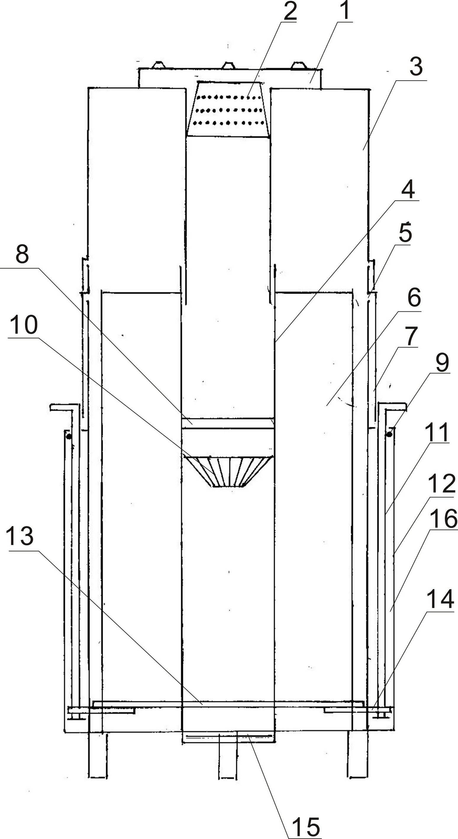 Novel biomass gasification furnace