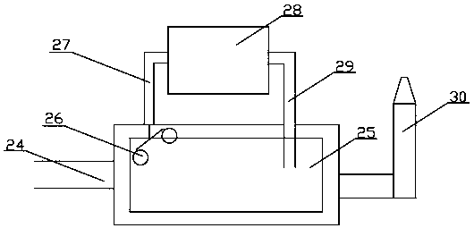 Production device for plastic particles