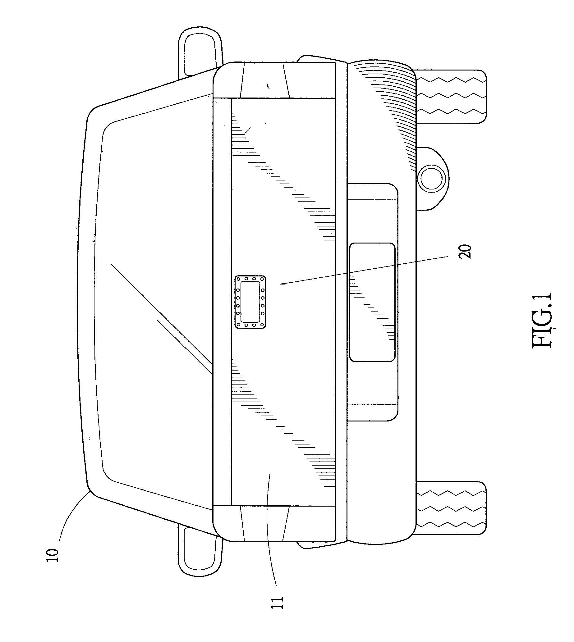 Third brake light of small-sized truck