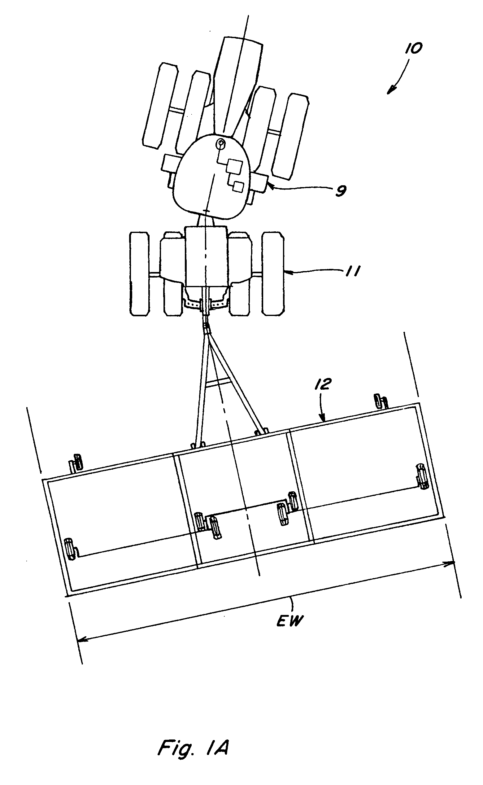 Swath line creation including slope compensation for an automatic guidance system of a work vehicle