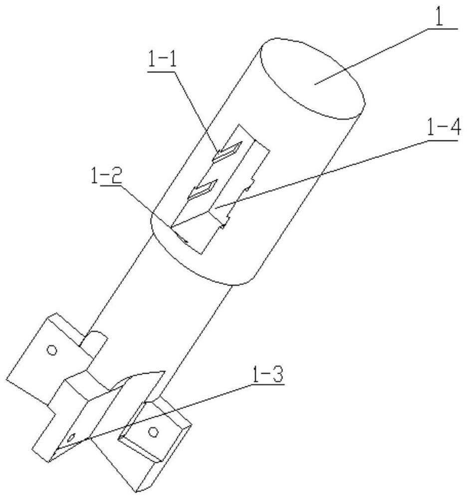 Transient milling temperature testing device capable of following cutter-cutting contact abrasion