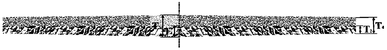 Preparation method of gradually-changed elastic waistband for paper diapers with unidirectional moisture-conducting function