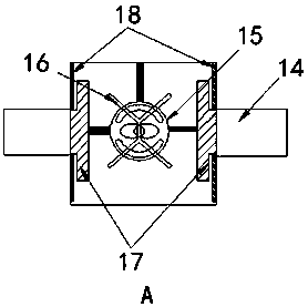 Detection device for preservative content in powder food