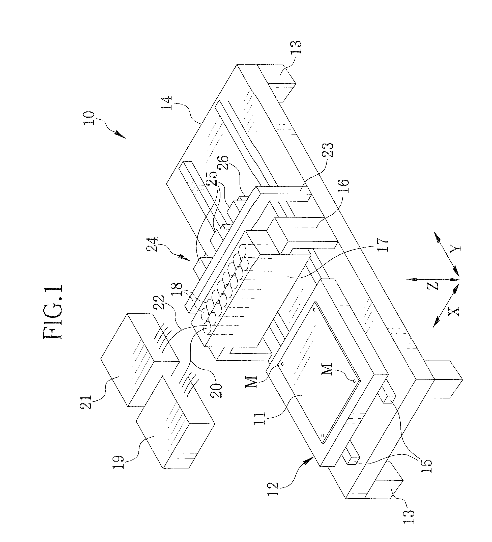 Apparatus and method for referential position measurement and pattern-forming apparatus