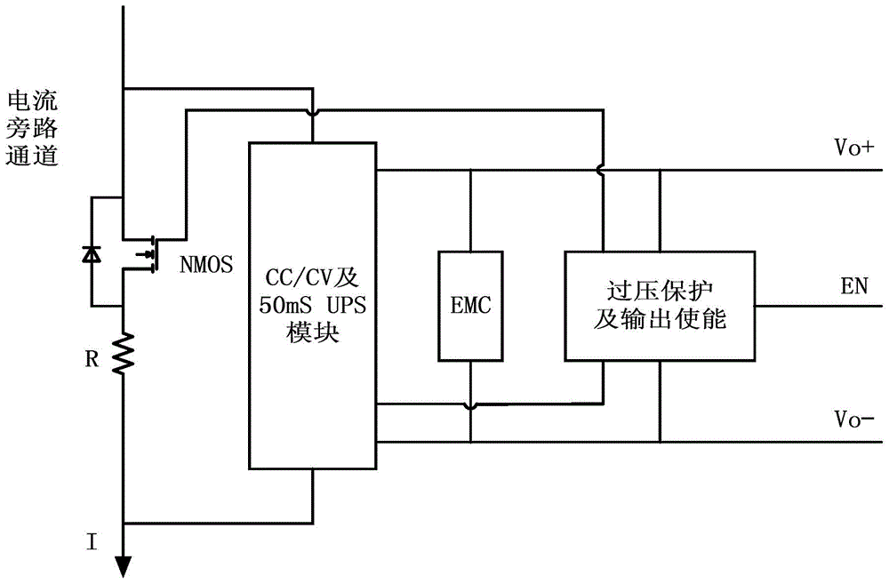 Single-line constant-current/constant-voltage electric energy conversion method