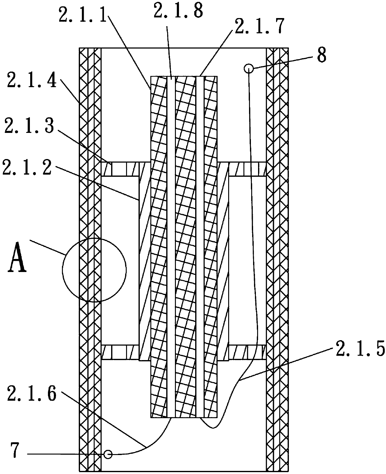 Heat dissipation system for electrical equipment