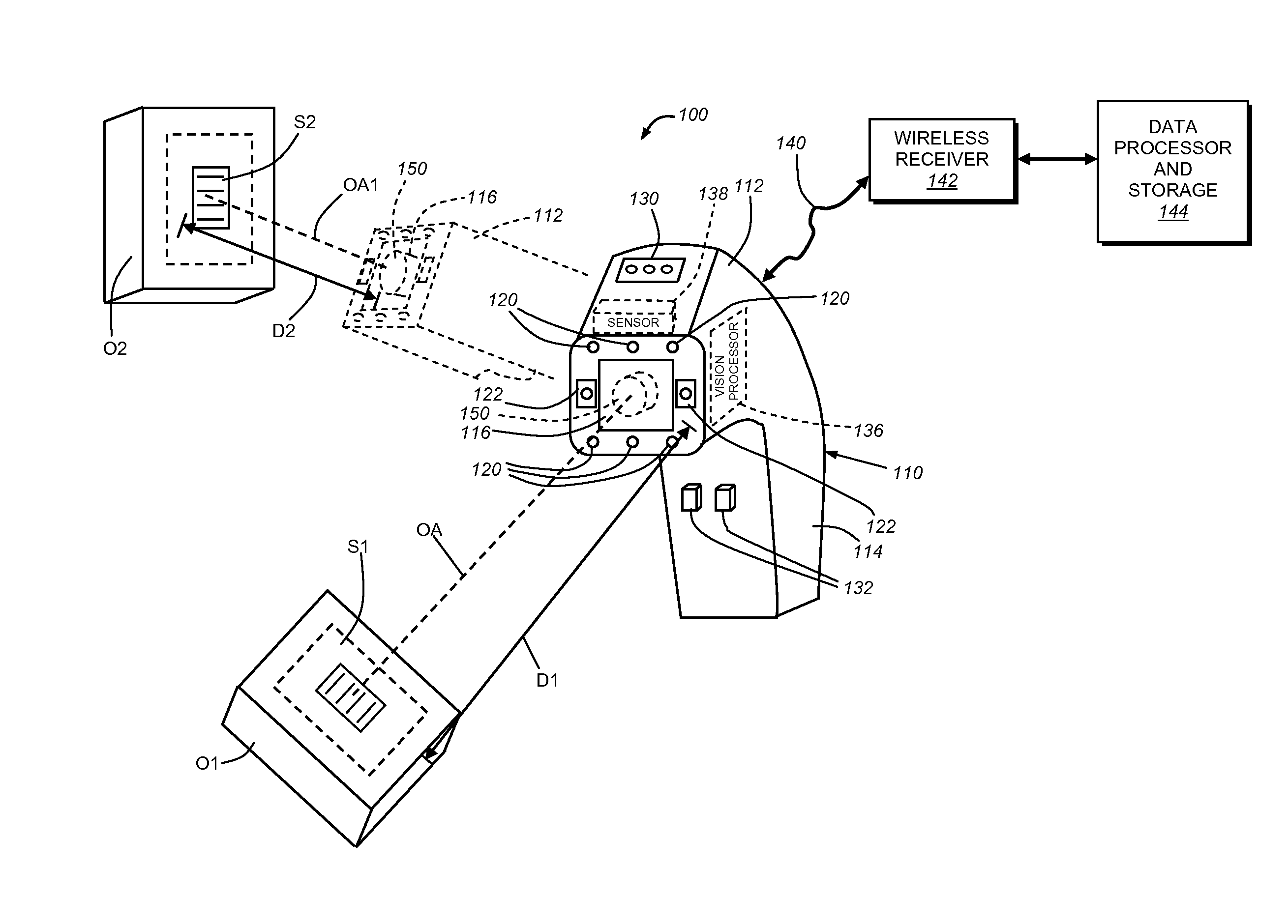 System and method for determination and adjustment of camera parameters using multi-gain images