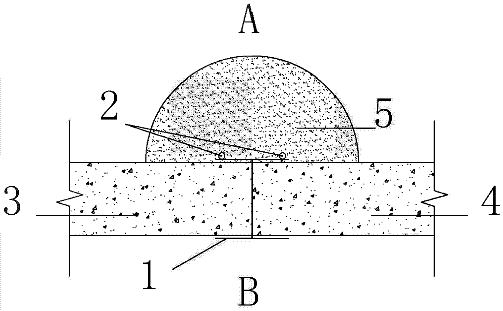 Construction method for strengthening and water-retaining for I-shaped steel joint of underground diaphragm wall