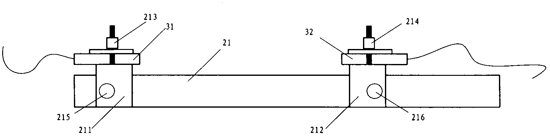 Two-channel ultrasonic flowmeter time difference detection device