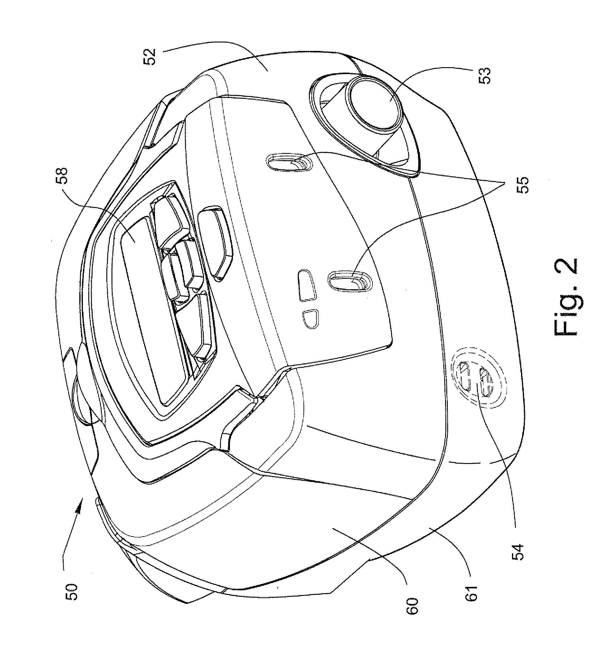 Breathable gas apparatus with humidifier