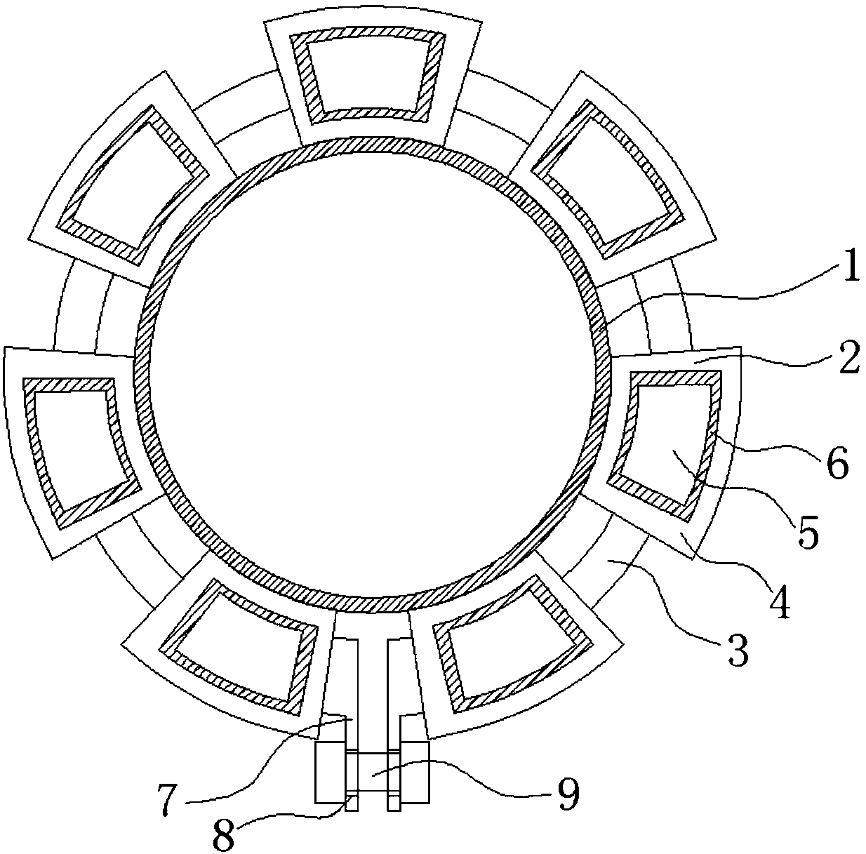 Externally wrapped magnetizer