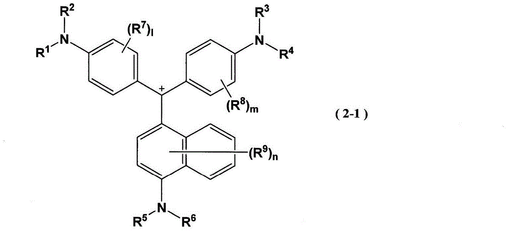 Coloring composition, coloring immobilizing membrane and display element