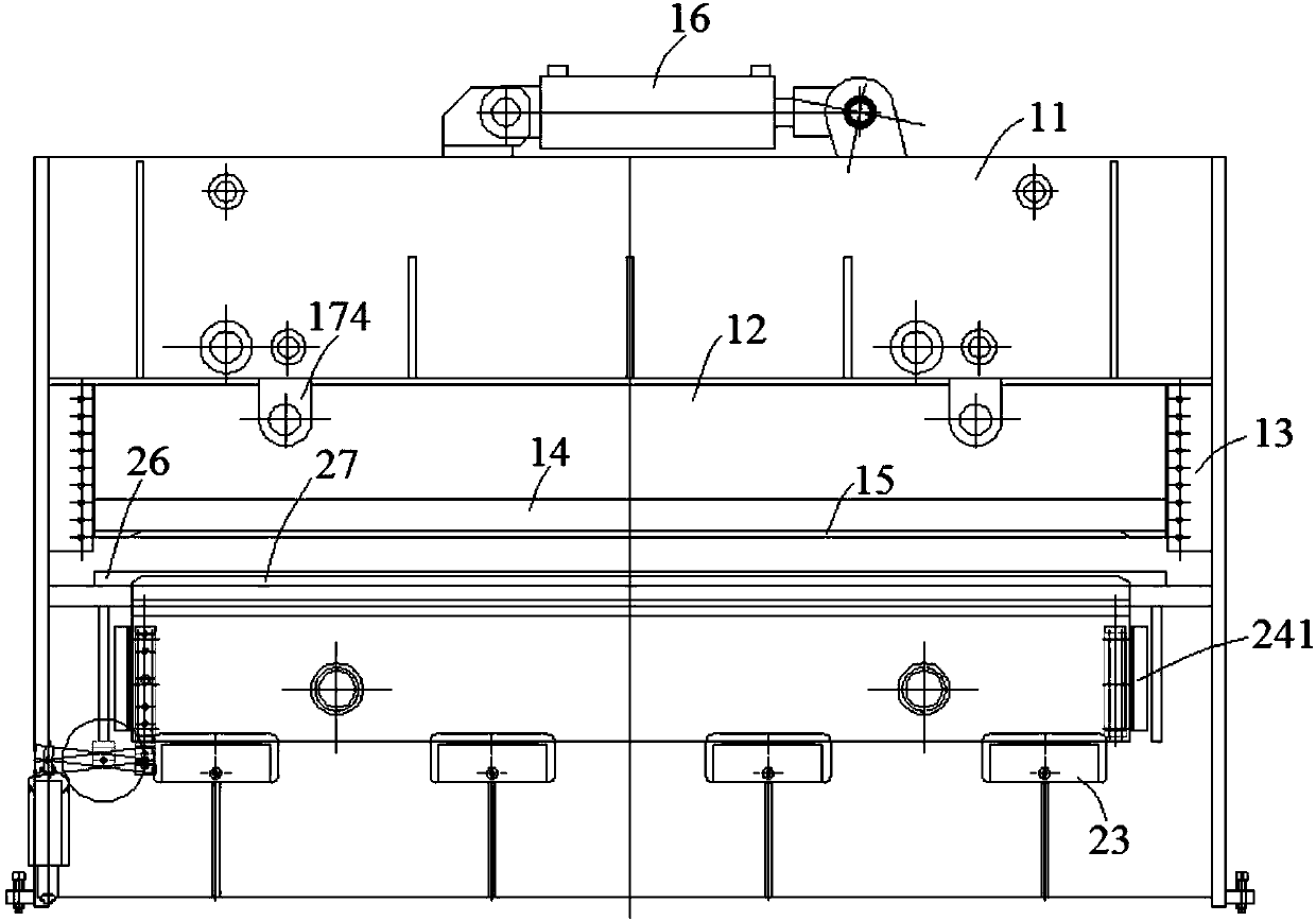 Low-cost container top plate hydraulic forming system