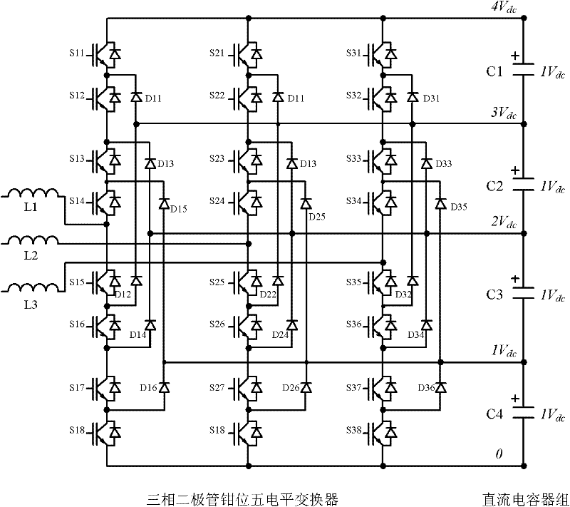 Multi-level converter with DC (direct current) capacitor assisted voltage-sharing circuit