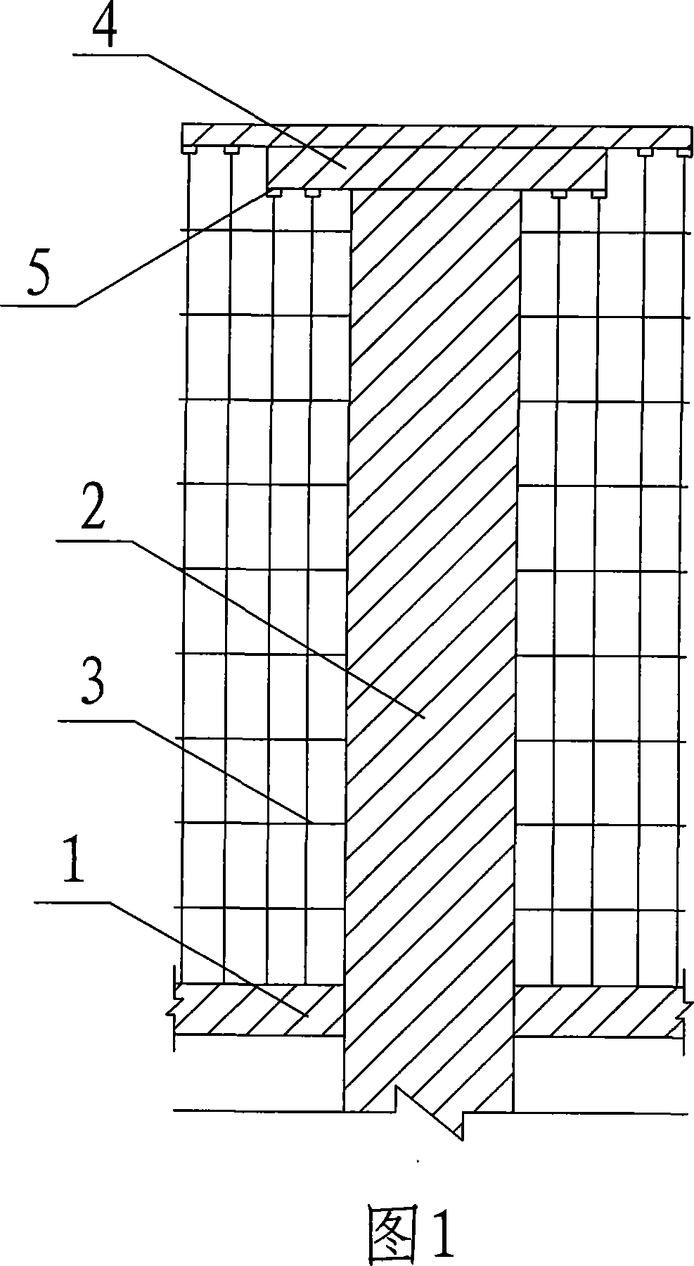 Metro engineering pile foundation underpinning construction method