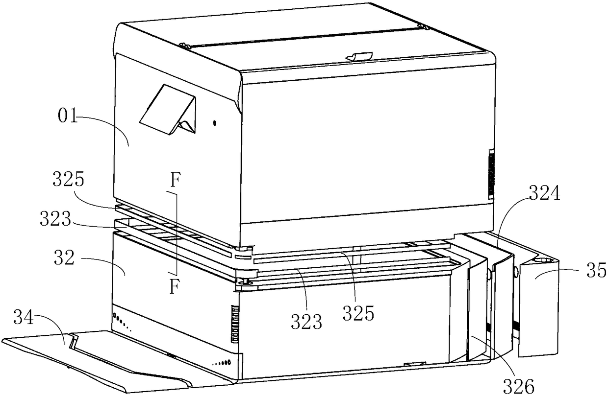 Heating layer structure of food material cooking equipment