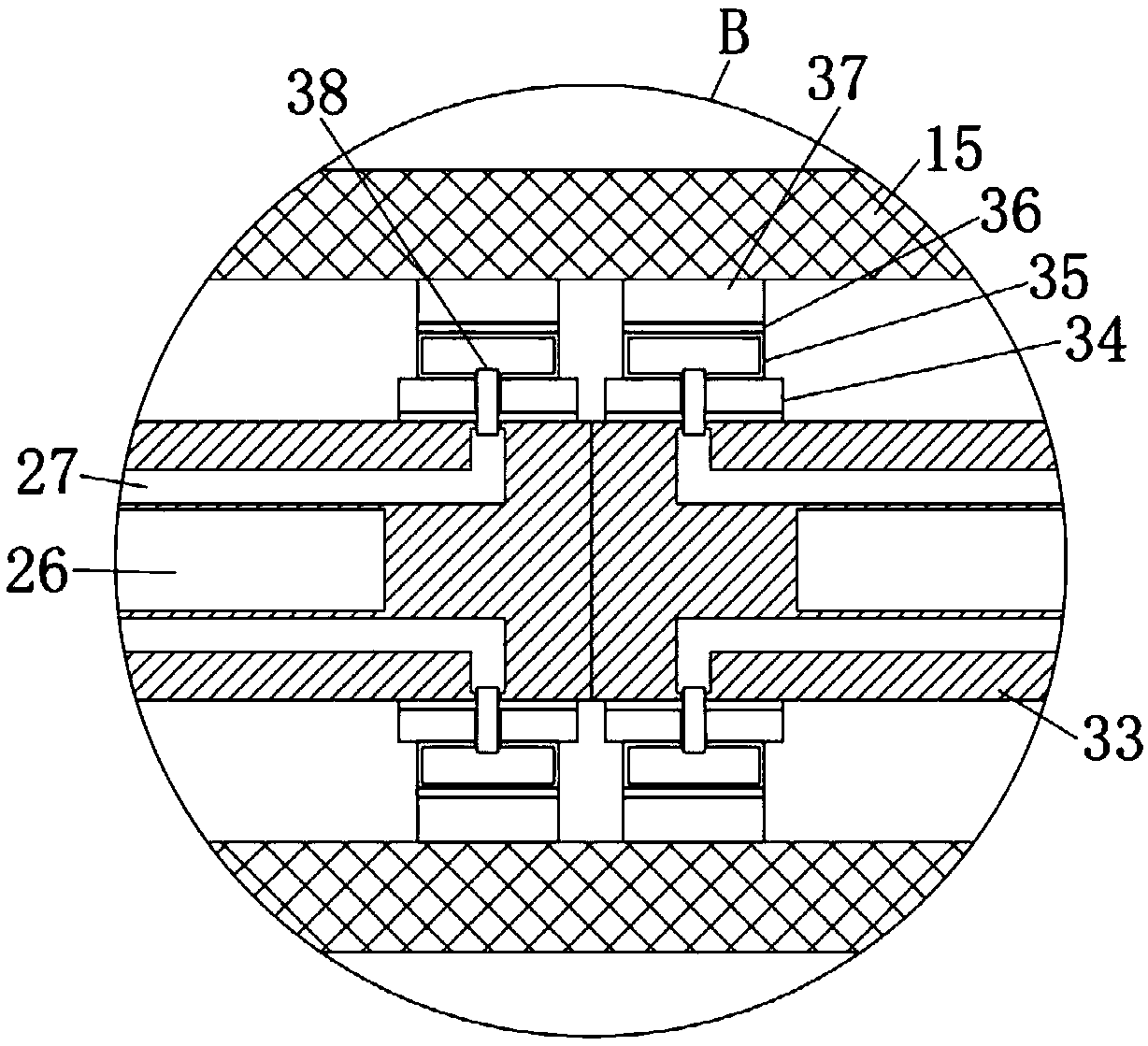 Plastic component grinding and polishing device