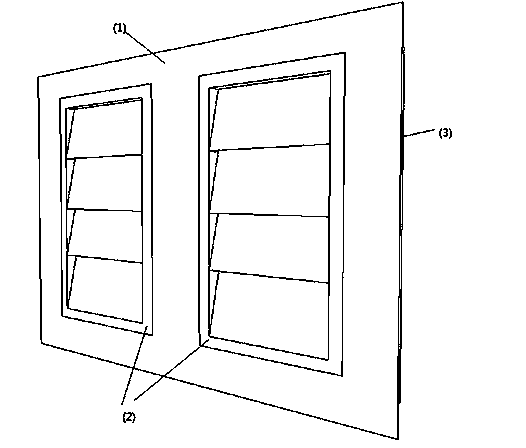 Smell-diffusing ventilation window for new car