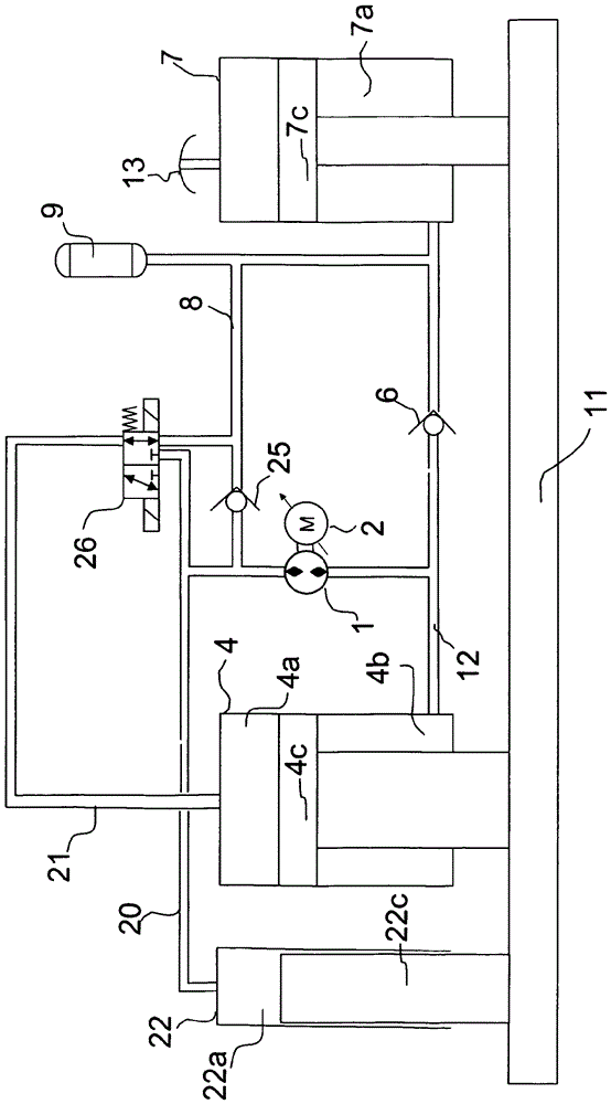 hydraulic axis