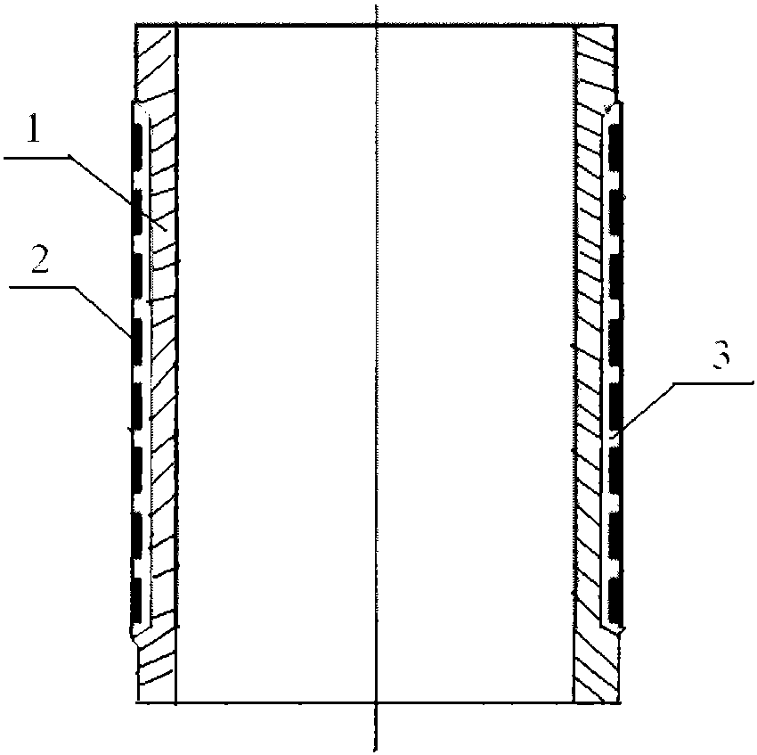 Radial bearing of screw rod drill