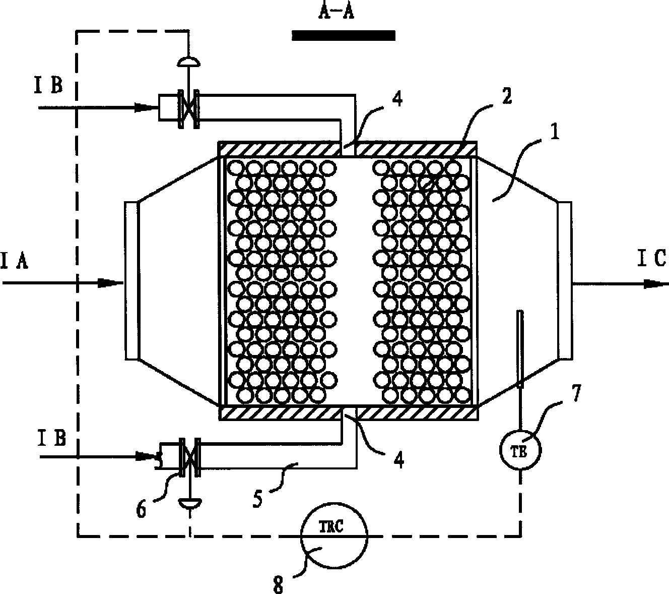 Method for avoiding dew point corrosion of heat pipe heat exchanger and a heat pipe heat exchanger