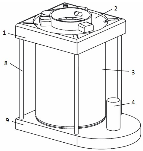 Recovery device of lunar deep soil collector