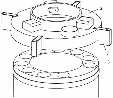 Recovery device of lunar deep soil collector