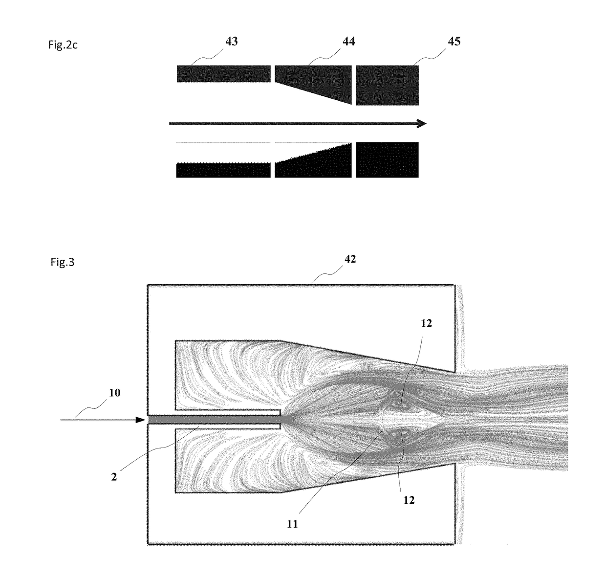 Mass spectrometer and method applied thereby for reducing ion loss and succeeding stage vacuum load