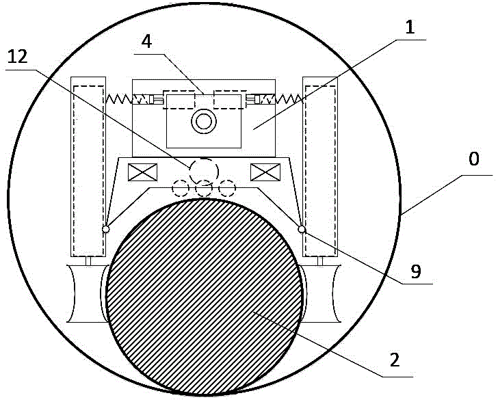 Cable conduit patrol robot