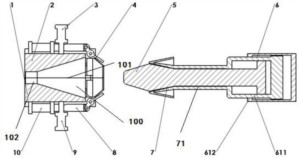 A wire rope wire automatic hook device