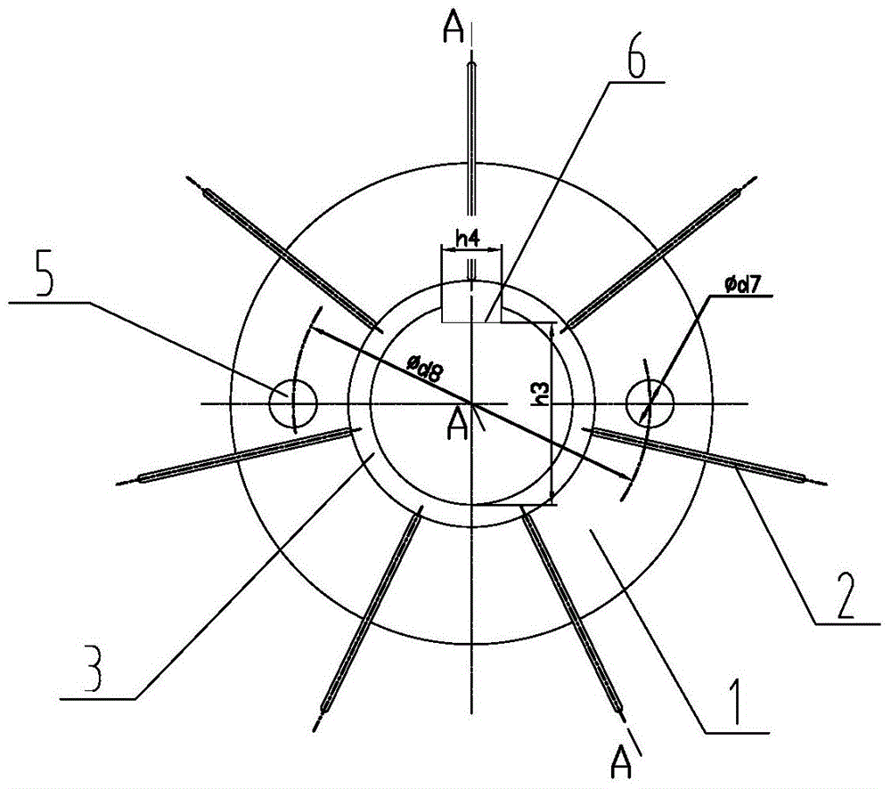 A fan for three-phase asynchronous motor