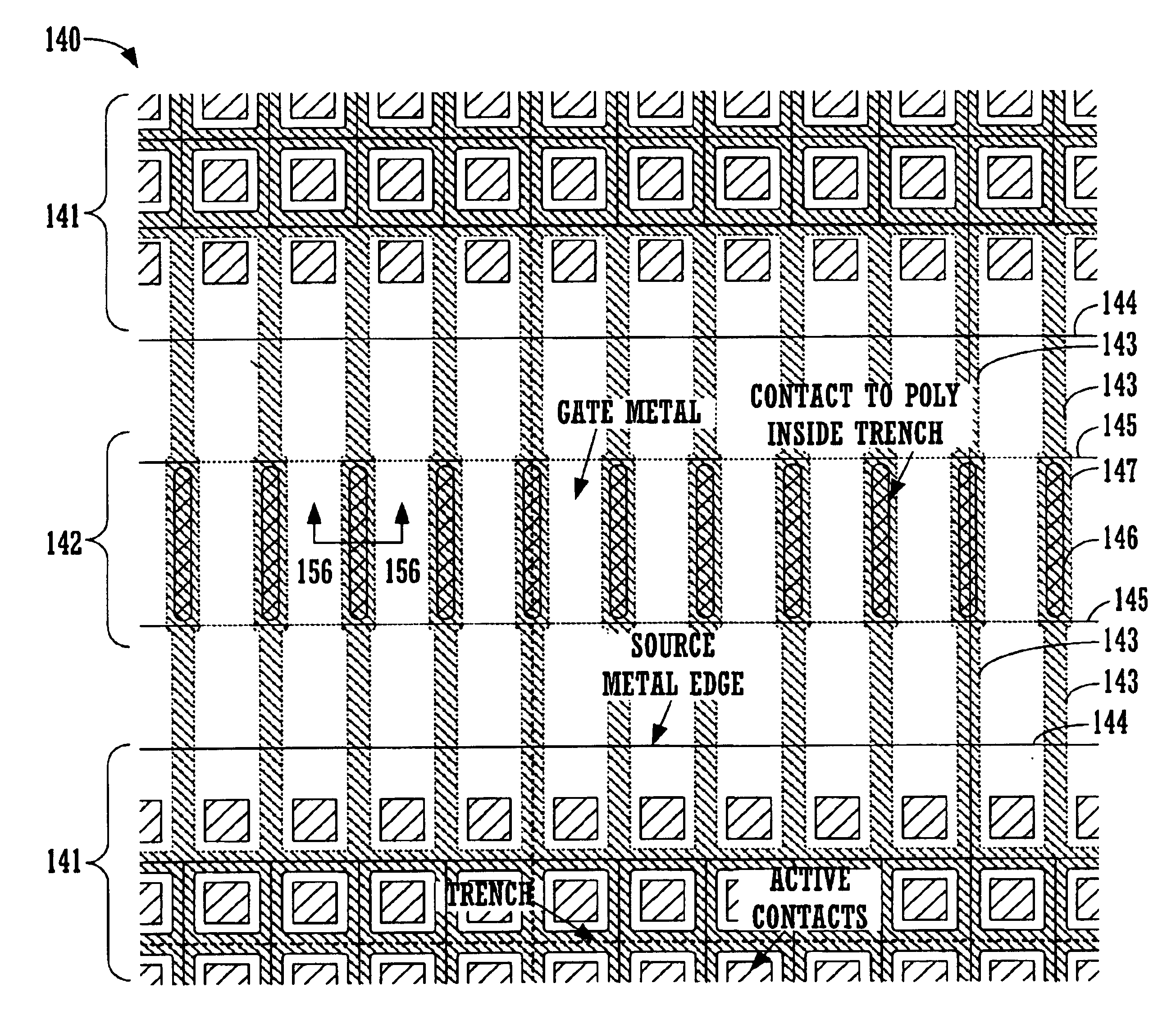 Structures of and methods of fabricating trench-gated MIS devices