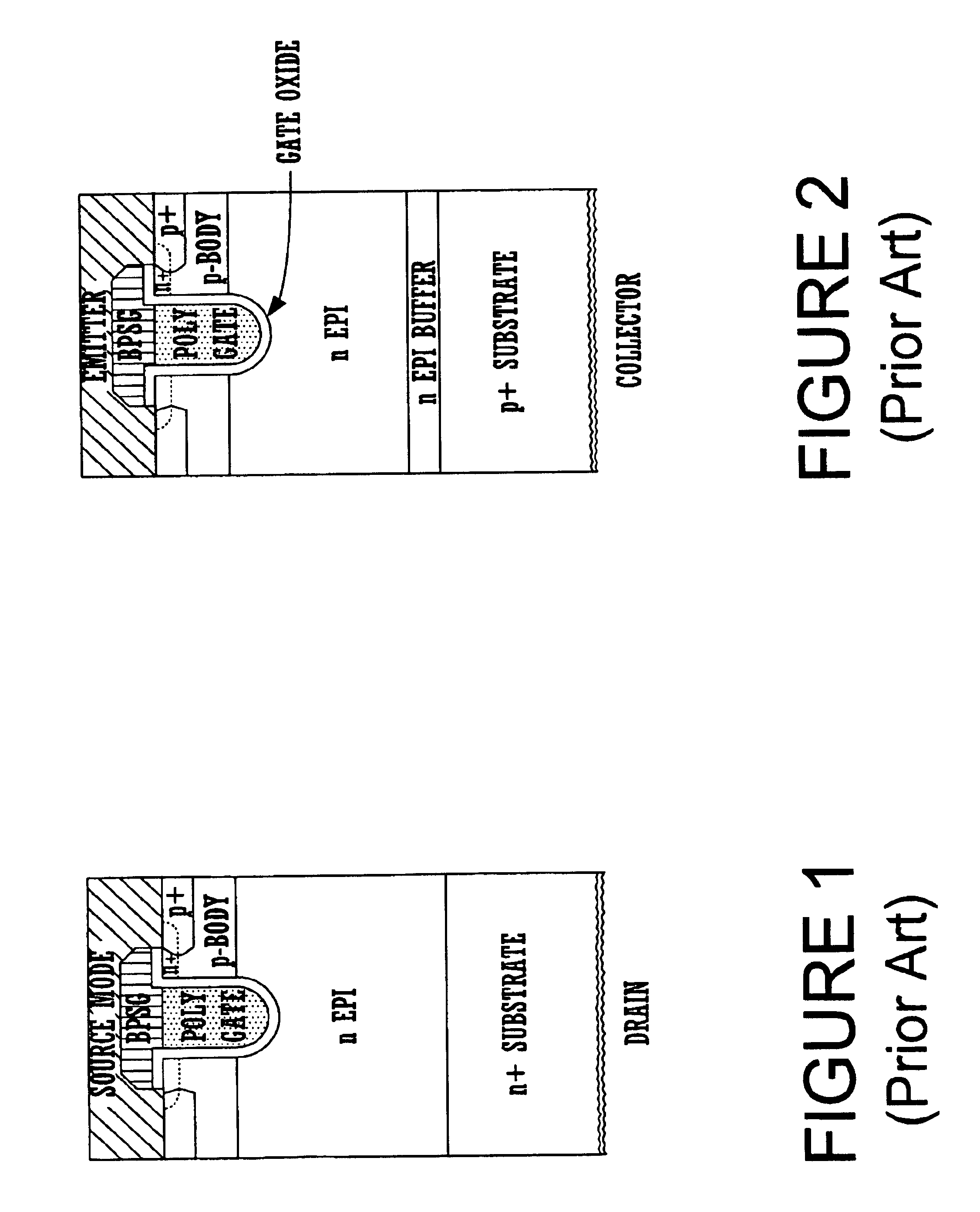 Structures of and methods of fabricating trench-gated MIS devices