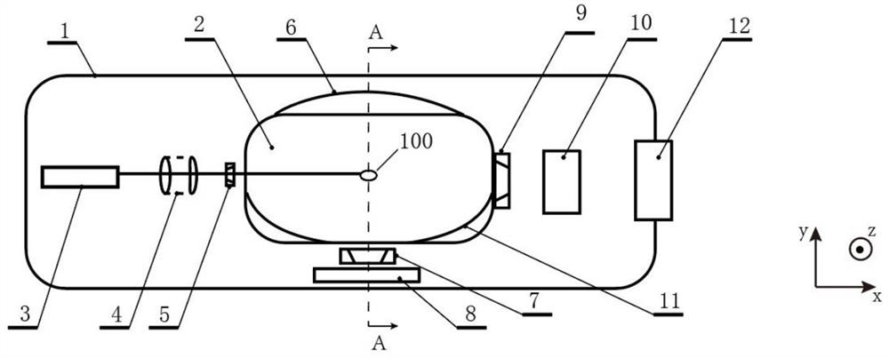 Vacuum particle counter