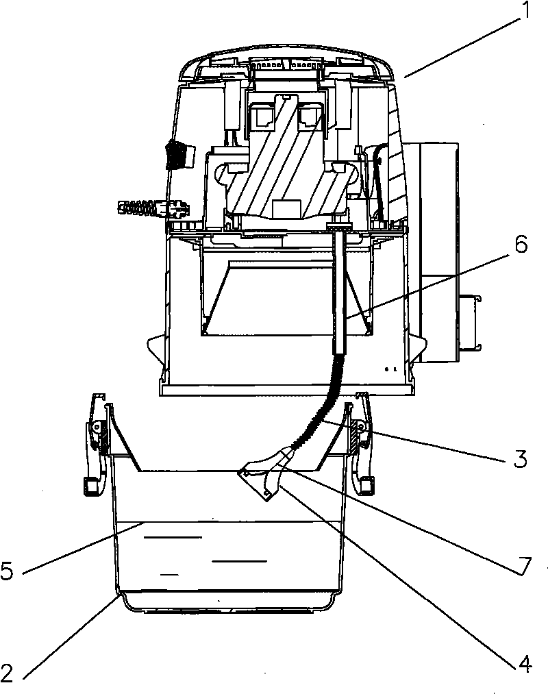 Dry and wet dual-purpose suction machine for garage