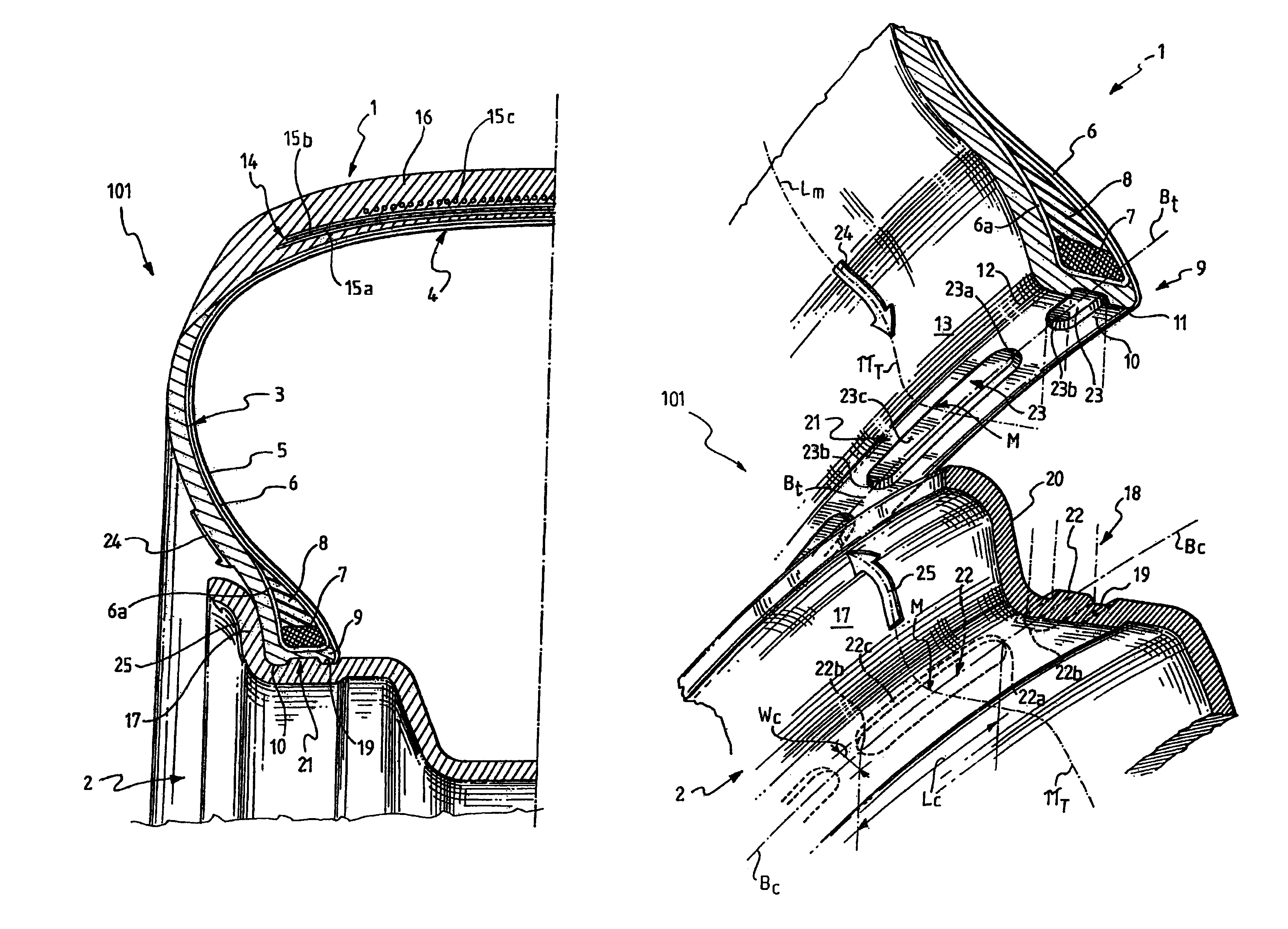 Wheel for vehicles