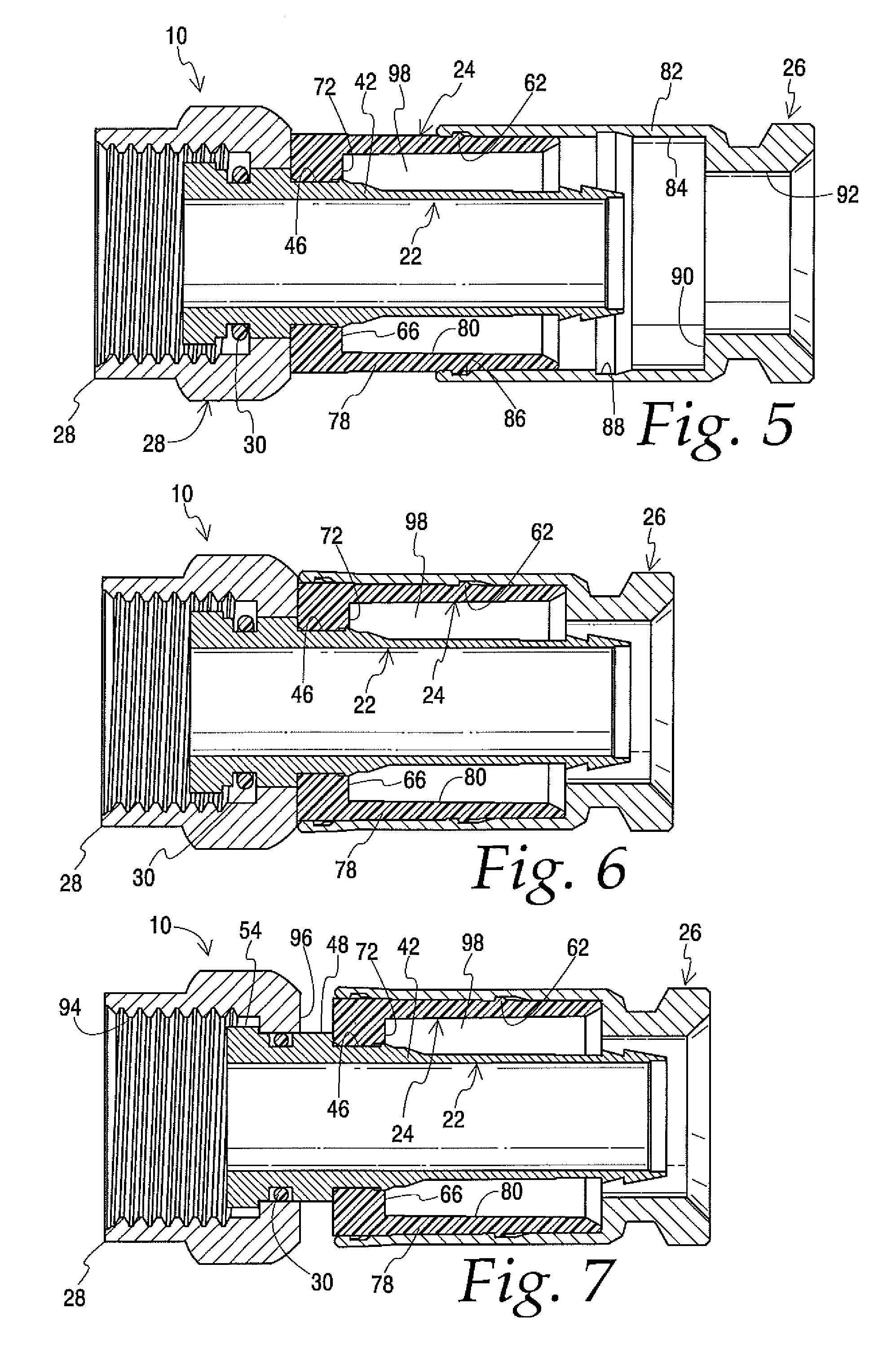 Coaxial cable connector