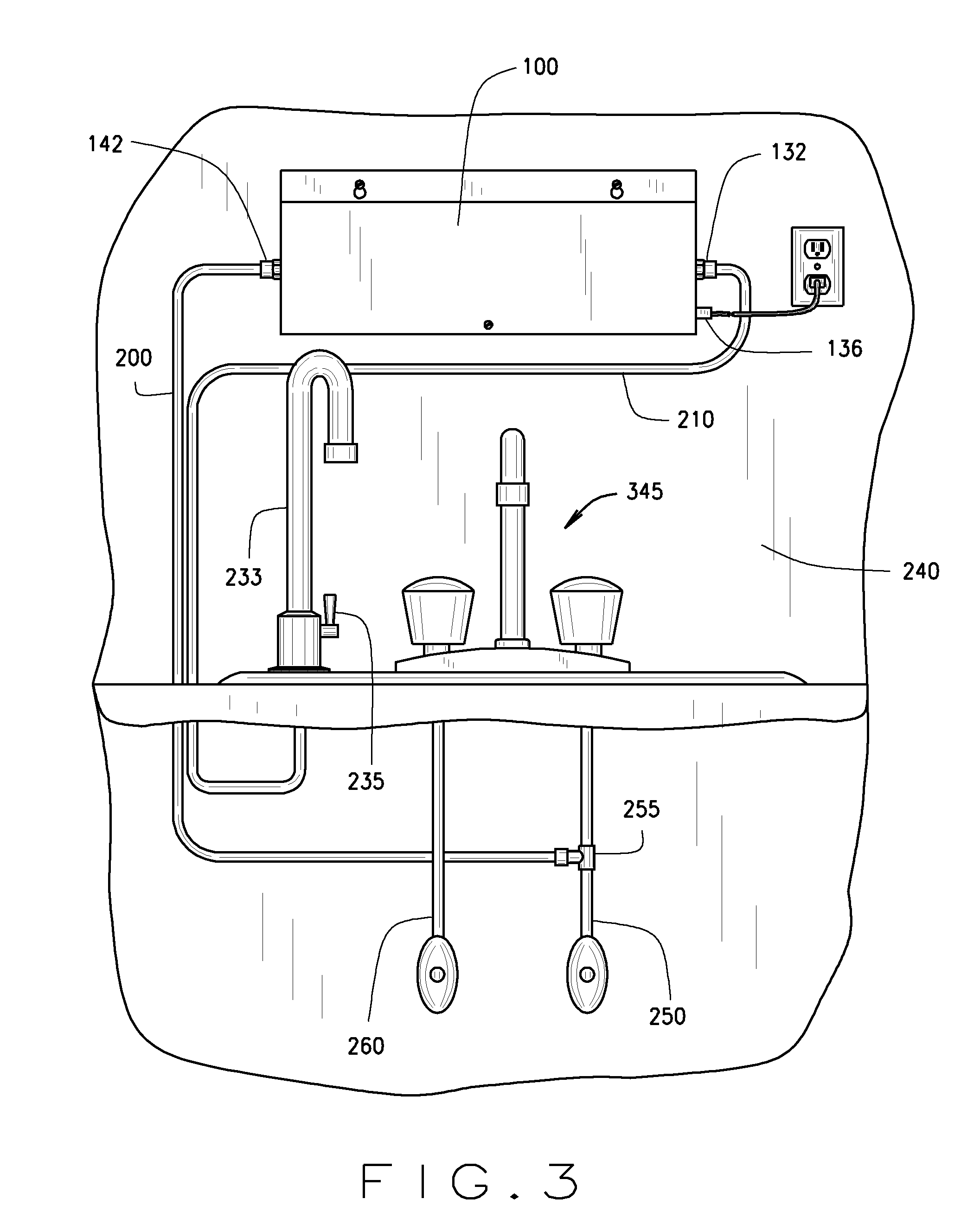 Ozonated liquid dispensing unit