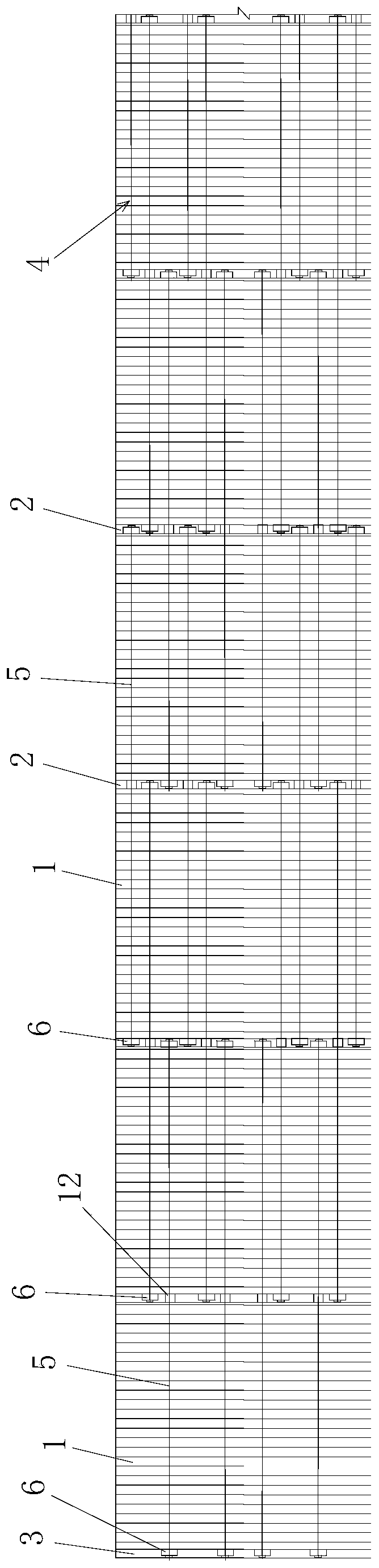 Splicing construction method of corrugated steel pipe gallery